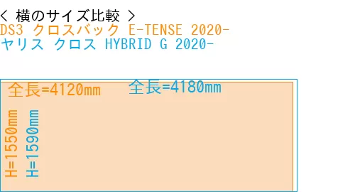 #DS3 クロスバック E-TENSE 2020- + ヤリス クロス HYBRID G 2020-